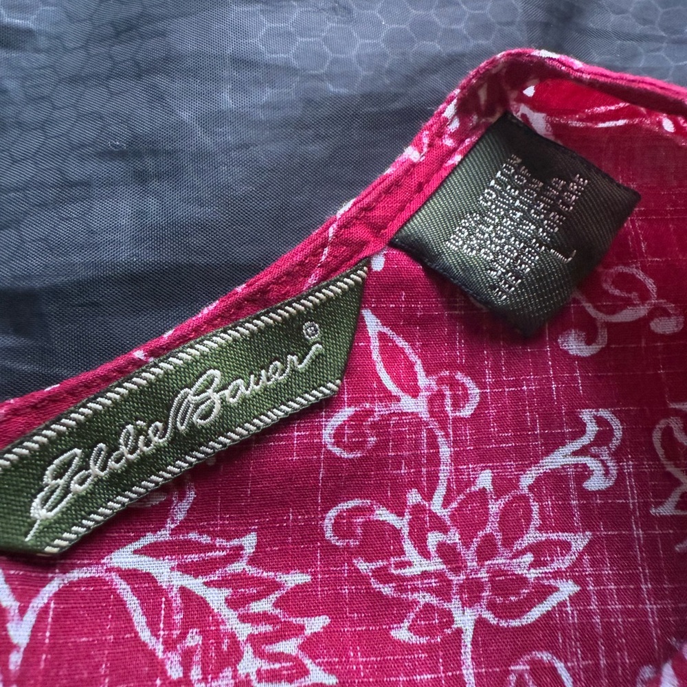 Eddie Bauer Floral Pink Sleeveless Top - Picture 2 of 4